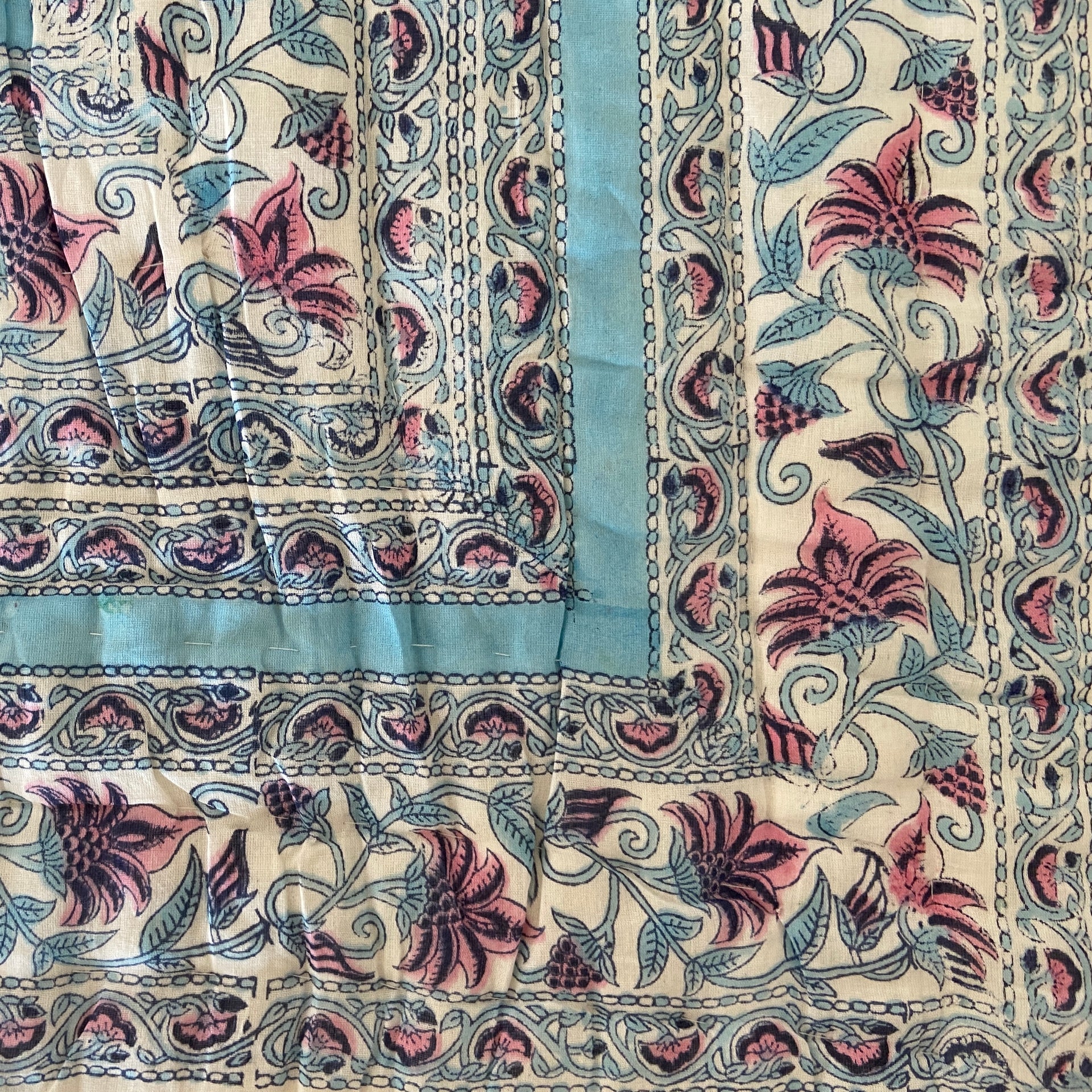 Handmade Indian Cotton Quilt - Floral Bale | Soul Threads